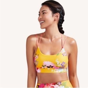 NWT Peloton Saffron Strappy Back Sports Bra - Medium